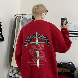 高质量！秋冬季半高领毛衣男士加绒加厚线衣男针织衫男MY176-P45图片