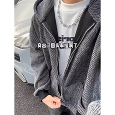 【有货】DG82-P58春秋季休闲男外套高级感宽松休闲潮流连帽夹克，男装夹克，星座603-2