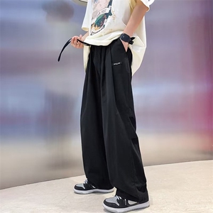 日系工装裤男夏季休闲直筒长裤薄款宽松长裤子 K4007-P32图片