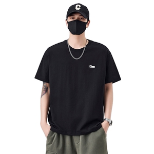 男士短袖T恤夏季新款时尚百搭休闲运动圆领半袖上衣T2202-P38控69图片