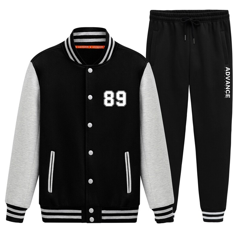 2025秋季新款棒球服套装学生潮流班服XZ102A-4-8674-P95,男装休闲套装,星座211-2