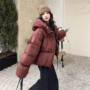 新款有货！韩版设计感褶皱羽绒服2c213-8219-P295-K418图片