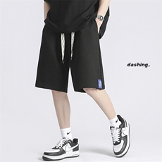 2023夏季华夫格爱心肌理短裤男日系大码潮牌bf休闲五分裤DK37-P38，男装休闲裤，电商A082