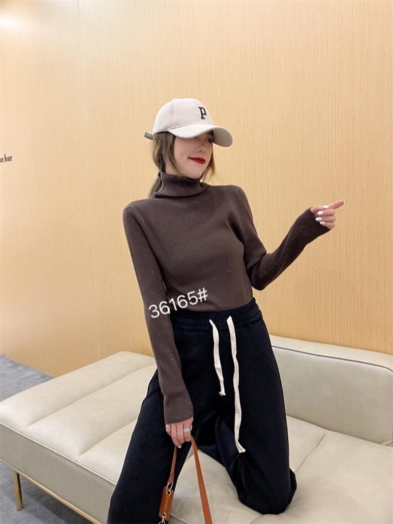 冬季新款高领毛衣系列，女装针织衫/毛衣，千百莲