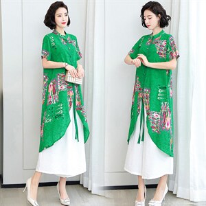 2024夏季新款大码女装简约韩版时尚新潮清新气质宽松舒适阔腿裤，女装休闲裤，缘衣格