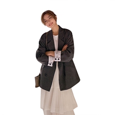 现货2021春秋装西装外套女255-2075，女装西装，浙宝288（原255）