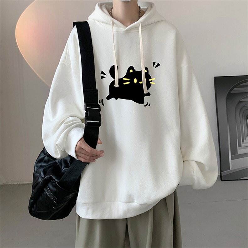 连帽卫衣男大码胖子帽衫大号运动服WY2440-P35图片