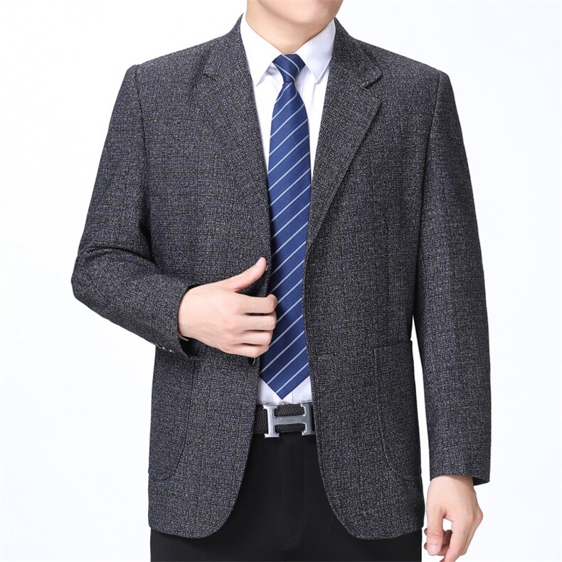 2022休闲西服男上衣单件秋季商务休闲中年宽松西装外套时尚男装,男装西服,电商B212（原钱塘6029）