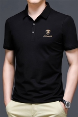 男士中青年短袖T恤POLO衫夏季休闲宽松半袖爸爸装条纹纯色上衣P58，男装T恤，钱塘6003A(原)4033A