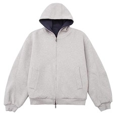 抖音得物高品质二开26春装美式重磅宽松结构双面连帽卫衣外套W68，女装短外套，电商A486
