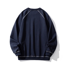 可二开华棉卫衣男:表面棉底部聚酯纤维WY77972P50控78，男装卫衣，星座226-1