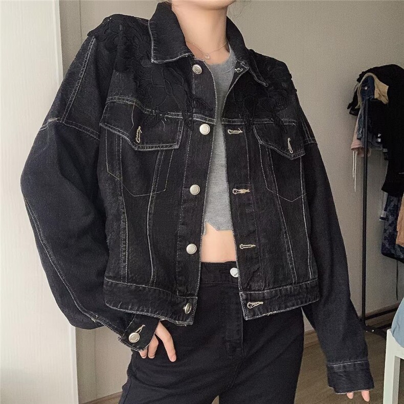 牛仔水洗外套，其它，e美格