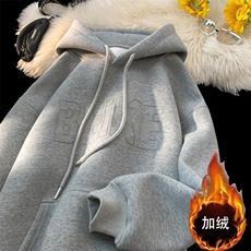 db99加绒加厚tp60重磅美式套头连帽cleanfit卫衣男女同款，男装卫衣，电商B386