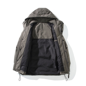 2025冬季标90绒连帽白鸭绒羽绒服 342-p390图片
