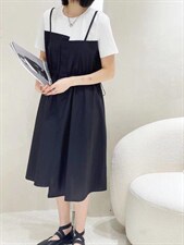 2022夏季假两件连衣裙，女装连衣裙，雷洛奇丽