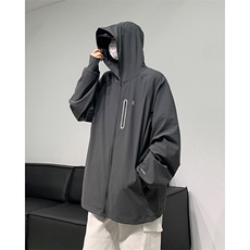 F273-P40夏季潮牌宽松休闲轻薄夹克日系户外连帽防晒服外套现货，男装夹克，星座512-6