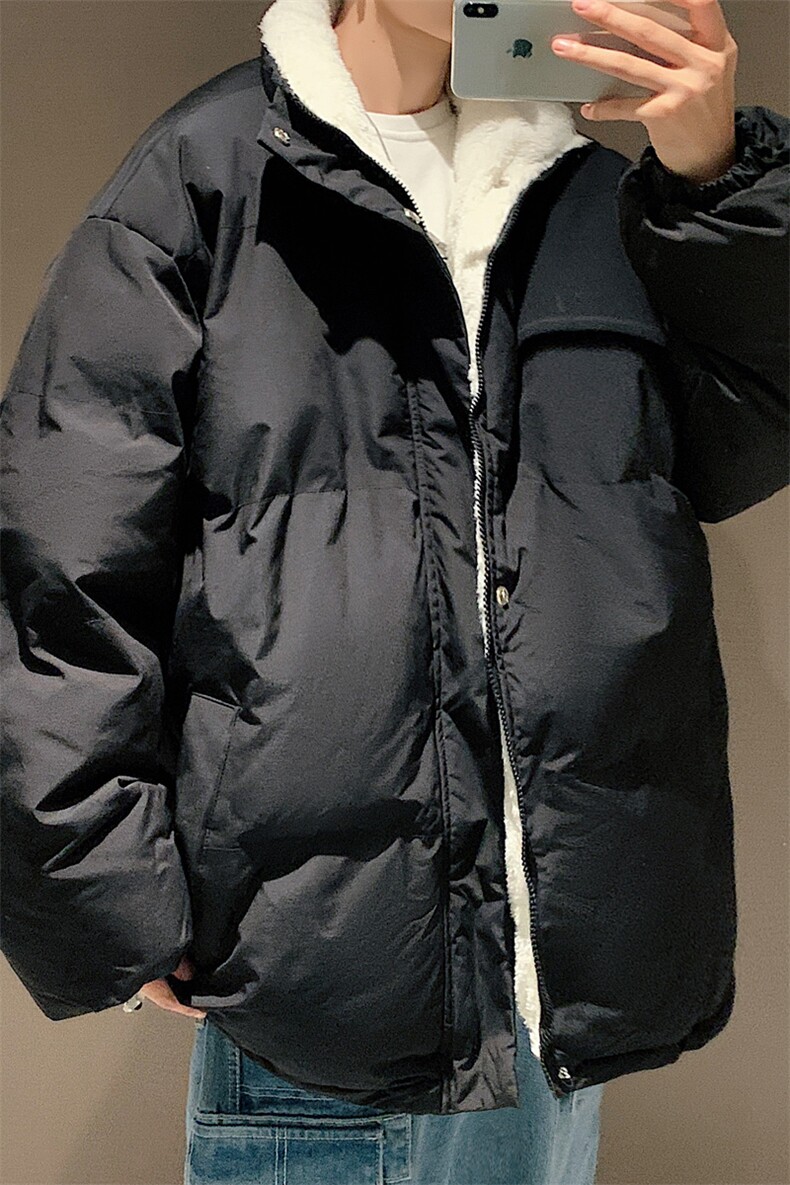 ！2023秋冬新款男士加绒加厚棉服立领潮流棉衣外套MY100特P75，男装棉衣，电商B220