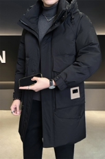 标50绒店主风男士中长款连帽羽绒服外套62501-P295(控券后388)，男装羽绒服，电商B338