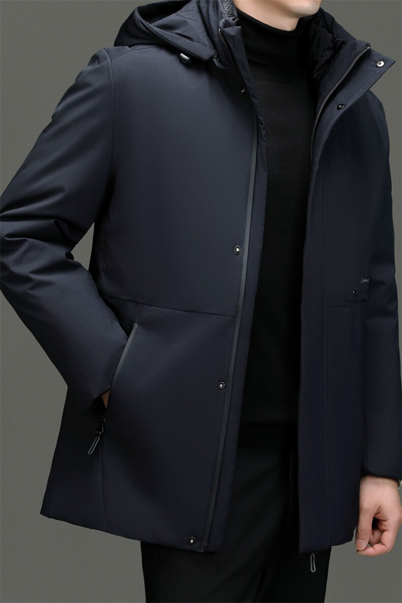 新款冬季男士可脱卸帽棉衣加厚棉服短款休闲保暖上衣商务男,男装棉衣,钱塘6003（原4033）