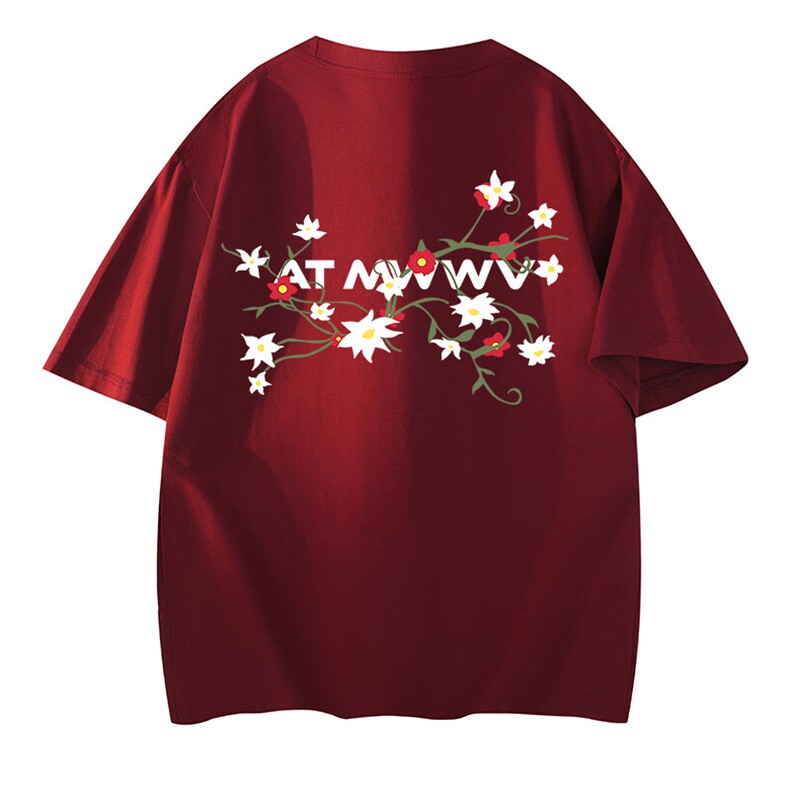 可设48小时发货支持抖音得物来样二开230克重磅美式短袖t恤MT356，男装T恤，电商A486