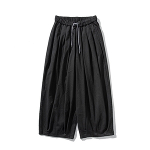 春夏 大码日系复古阔腿裤直筒工装裤休闲中性男女长裤潮 K267/P70图片