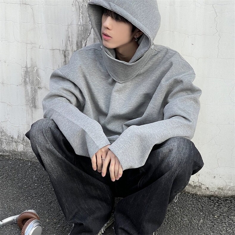 连帽卫衣外套男2025秋冬美式复古宽松百搭休闲套头上衣WB540-P39,女装短外套,星座412-1