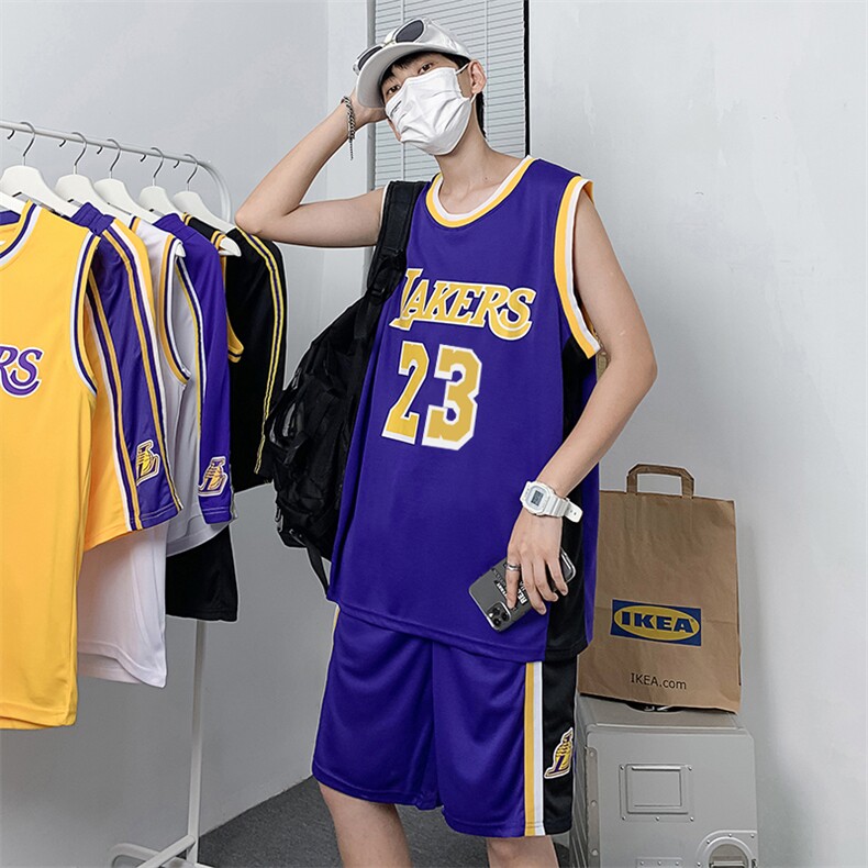 套装男无袖背心上衣2023夏季新款短裤ins帅气运动套装潮W1027-P35,男装休闲套装,星座412-2