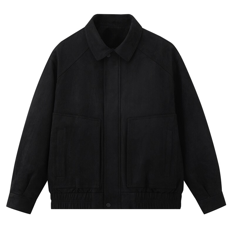 2025冬季新款男潮流时尚翻领鹿皮绒翻领保暖羽绒服外套699,男装羽绒服,电商A234