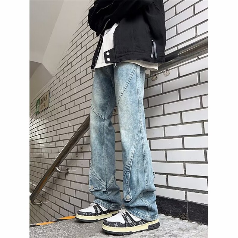 美式牛仔裤男款秋季长裤潮 DN505 P48图片