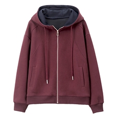 长期有大货卫衣开衫外套女2026春秋宽松连帽显瘦气质短外套上衣，女装卫衣/绒衫，璐依舞