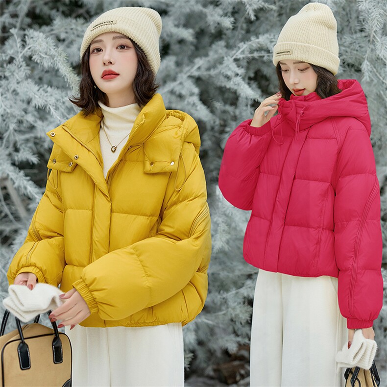 现货秒发BAO款2025冬季韩版小香风保暖御寒羽绒服外套有检报告，女装羽绒服，星宇服饰