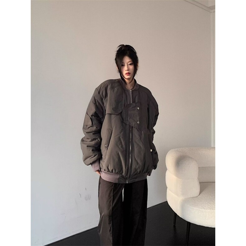 春秋新款美式潮牌飞行夹克高街设计感小众男女ins潮流外套潮,男装夹克,星座506A