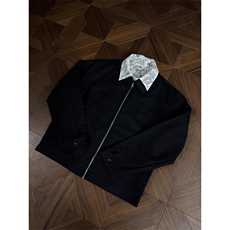 假两件外套男秋季拉链cleanfit宽松棒球服情侣夹克WLAK144-P75，男装夹克，星座1008