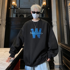 ！ 圆领卫衣男装港风长袖T恤男外套男WY237-特P23图片