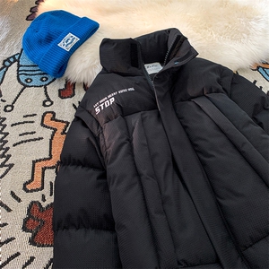 XZ213-GKMY21-P128控148 抖音品质 直播供货立领拆卸袖棉服面包服图片