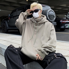 WY101-P45美式街头风宽松型设计感连帽卫衣，男装卫衣，星座1501-1