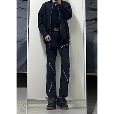 现货抖音放心上！拿图不拿货cleanfit牛仔裤子KZ9037-P50，男装牛仔裤，星座1007（原301D）
