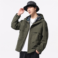 秋季速干工装夹克潮牌连帽户外登上外套男女款F0918-P100控199，男装夹克，电商D215