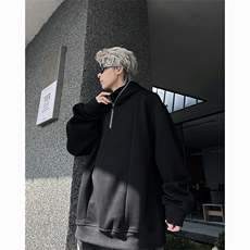 秋冬款欧美潮牌卫衣男潮高级感连帽美式高街卫衣常规P78加绒P88，男装卫衣，电商B319