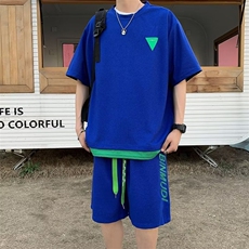 男潮流休闲套装宽松套装运动套装AT04P38，男装休闲套装，星座1116-2