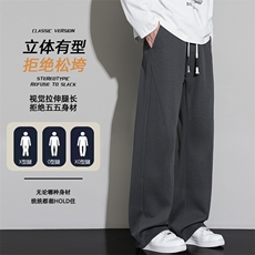 2026春季新款直筒男士长裤青少年潮牌时尚百搭休闲裤Z6907-P36，男装休闲裤，星座610（原A335）
