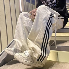 美式潮牌工装裤子男宽松休古ins户外男生束脚休闲长裤K4610-P43，男装休闲裤，星座412-2