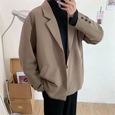 2021春秋季新款韩版网红小西装外套复古宽松西服男，男装西服，星座813-2