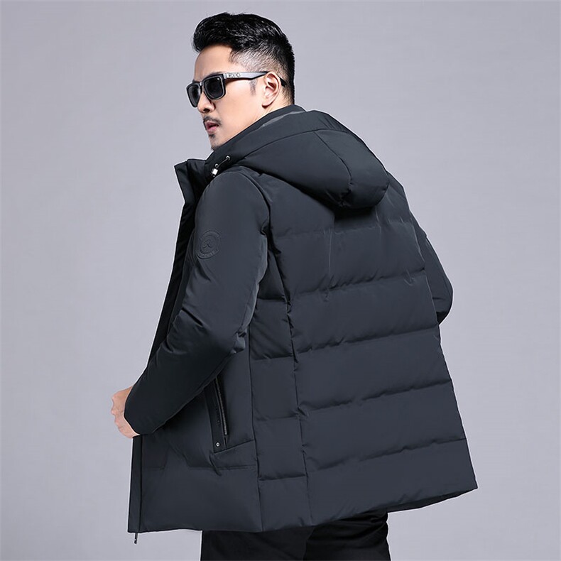 B7131钱塘2020-2羽绒服90白鸭绒可脱卸帽男装羽绒服P300,男装羽绒服,钱塘207-3