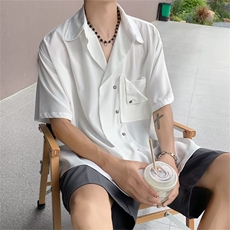 夏季新款衬衫潮流慵懒男方领衬衫C681P38，男装衬衫，星座1116-2