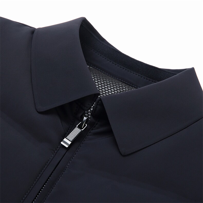 21冬季新款翻领纯色羽绒服中年男士休闲百搭时尚外套SJ6606-P240,男装羽绒服,电商B212（原钱塘6029）