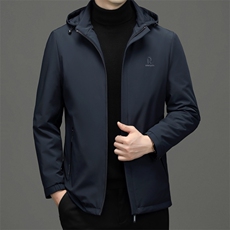 CA101022671钱塘2020-2冬季厚款保暖连帽中年男士羽绒服P210，男装羽绒服，钱塘207-2