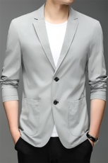 F82382钱塘2020-1春夏新款男士高品质长袖时尚潮流防晒西服P125，男装西服，钱塘207-1