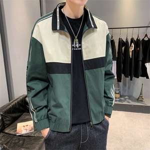 2021新款男士夹克新品帅气工装休闲百搭外套DT图片