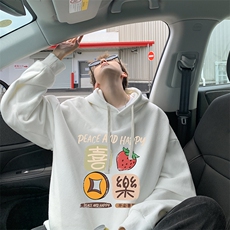 8XL连帽卫衣男大码胖子帽衫大号运动服WY2322-P35加绒款-P40，男装卫衣，电商A040